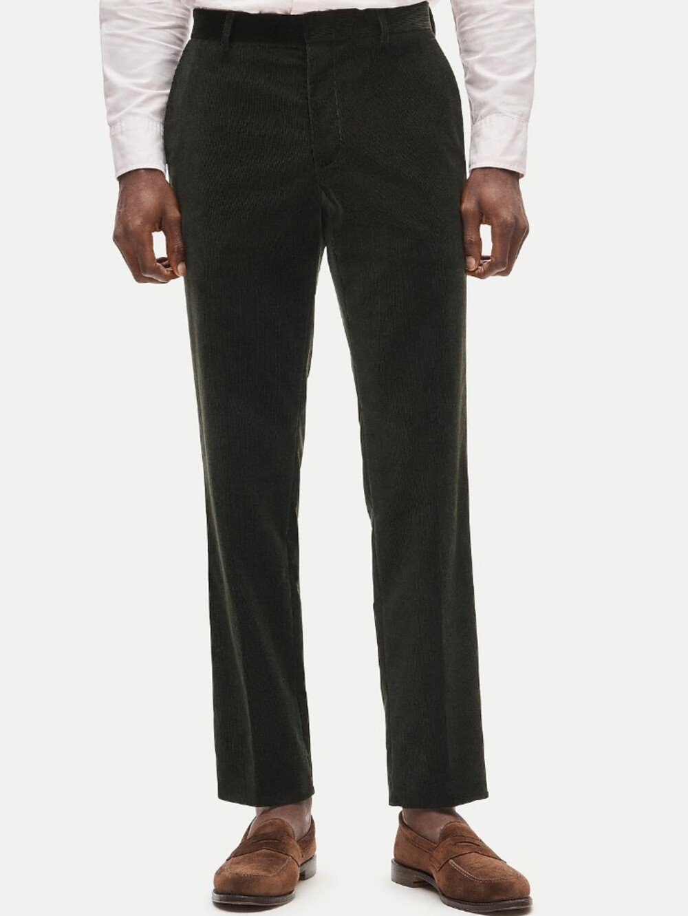 J Crew Ludlow Slim-fit suit pant in Italian corduroy CL279 in Pine Grove (Green)